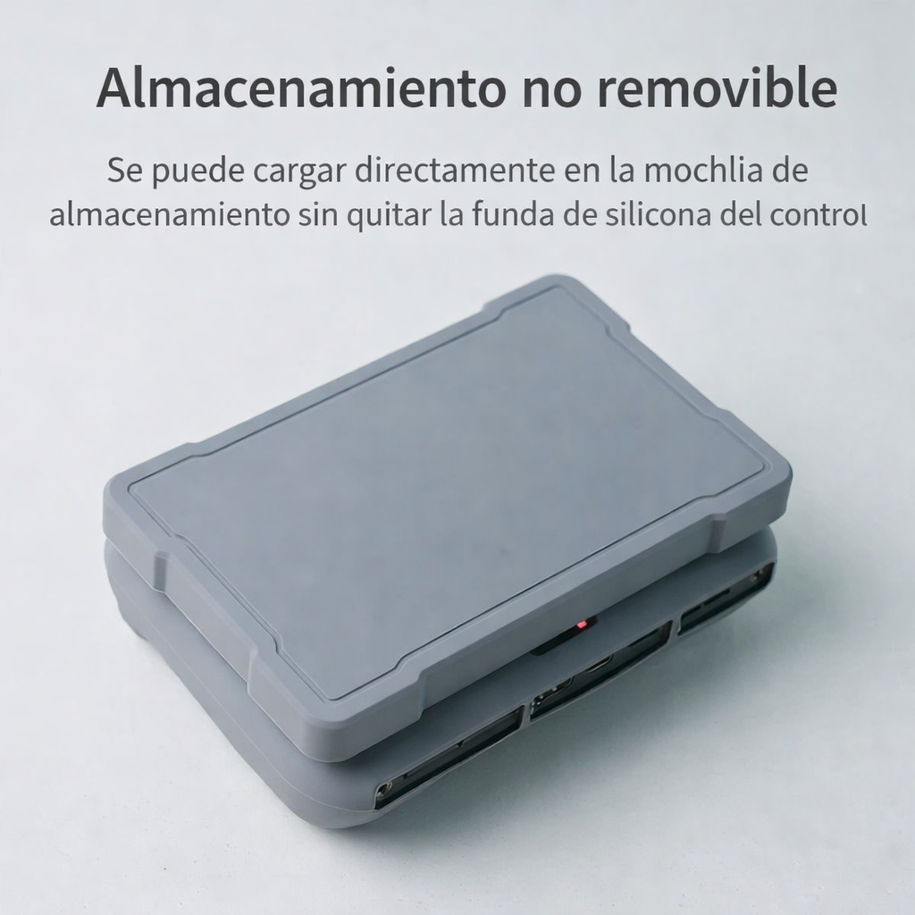 DJI RC PRO 2 Funda silicona y protector de pantalla gris-2
