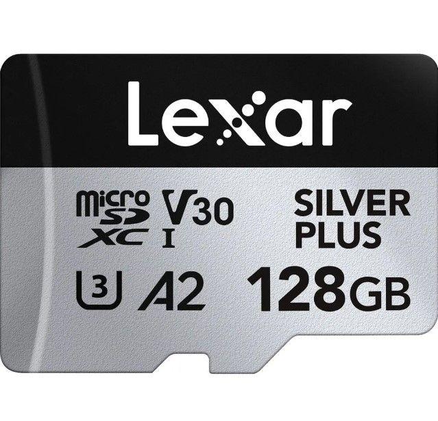 Tarjeta Lexar 128GB MicroSD SILVER PLUS C-10 UHS-I-2