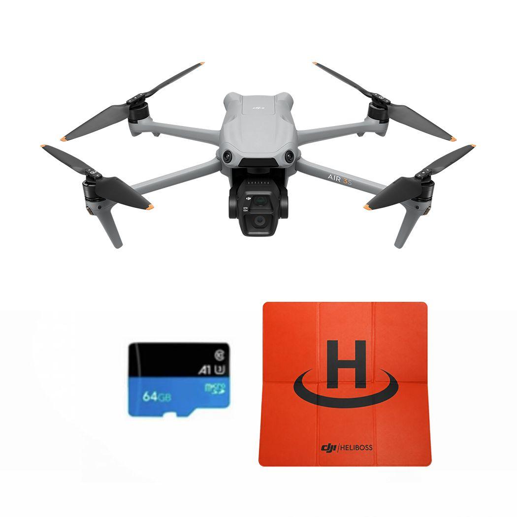 Drone DJI Air 3S Fly More Combo DJI RC2 + Landing + Micro SD 64GB-0