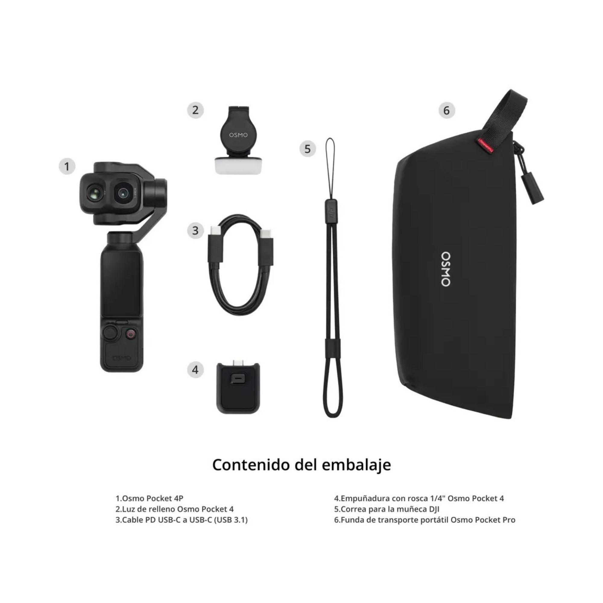 Cámara DJI Osmo Pocket 4P Standard Combo-2