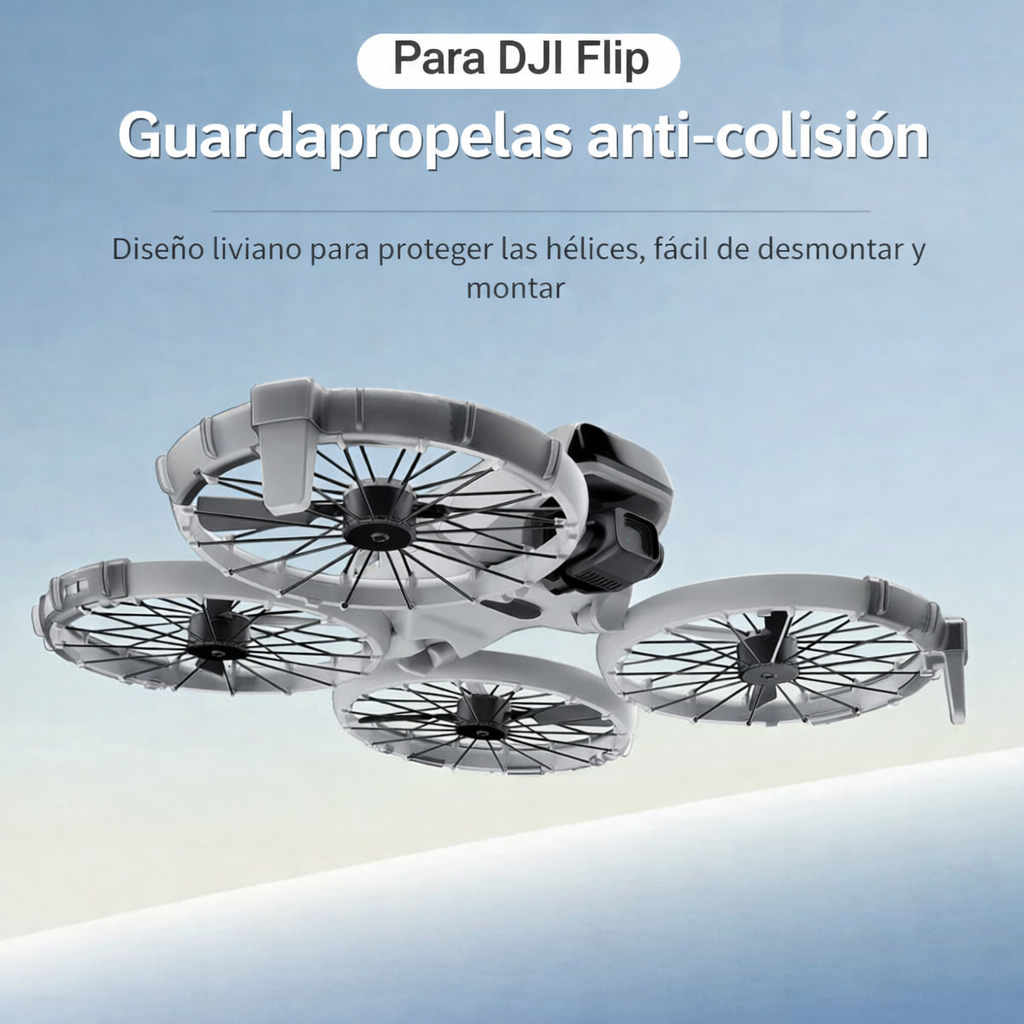 Parachoques Anticolisión para Hélice DJI Flip (Verde)-3