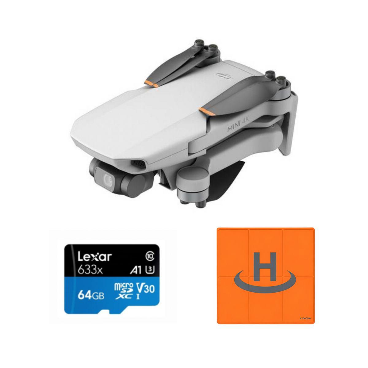 Drone DJI Mini 4K + Landing + Micro SD 64GB-0