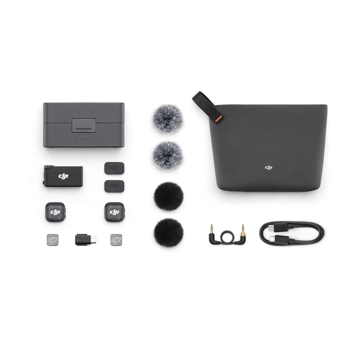 Microfono DJI Mic 3 (2 TX + 1 RX + Charging Case)-8