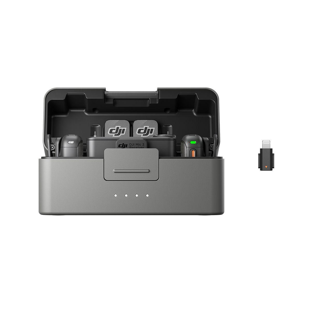 Microfono DJI Mic 3 (2 TX + 1 RX + Charging Case)-6