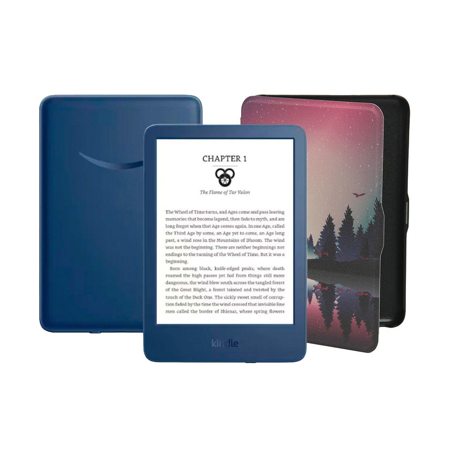 E-reader All-new Kindle 2022 16GB Demin + Funda Diseño Naranjo-0