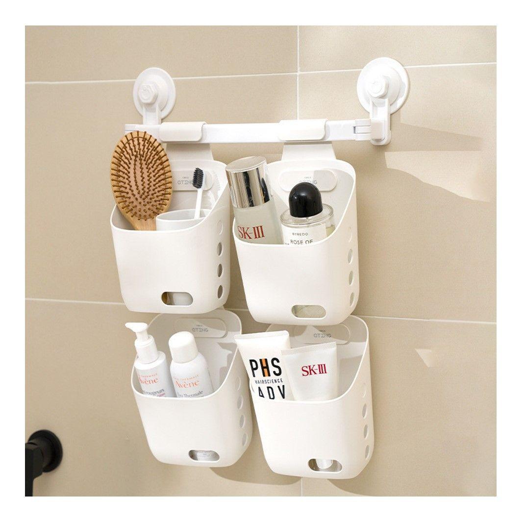 Cesta Colgante De Baño Almacenamiento Set 4 piezas-2