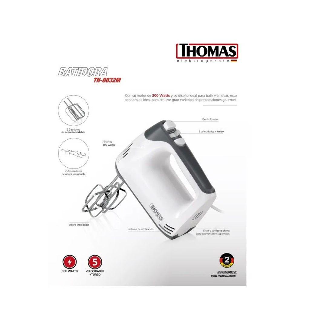 Batidora De Mano Thomas 300W 5 Velocidades y Turbo-2