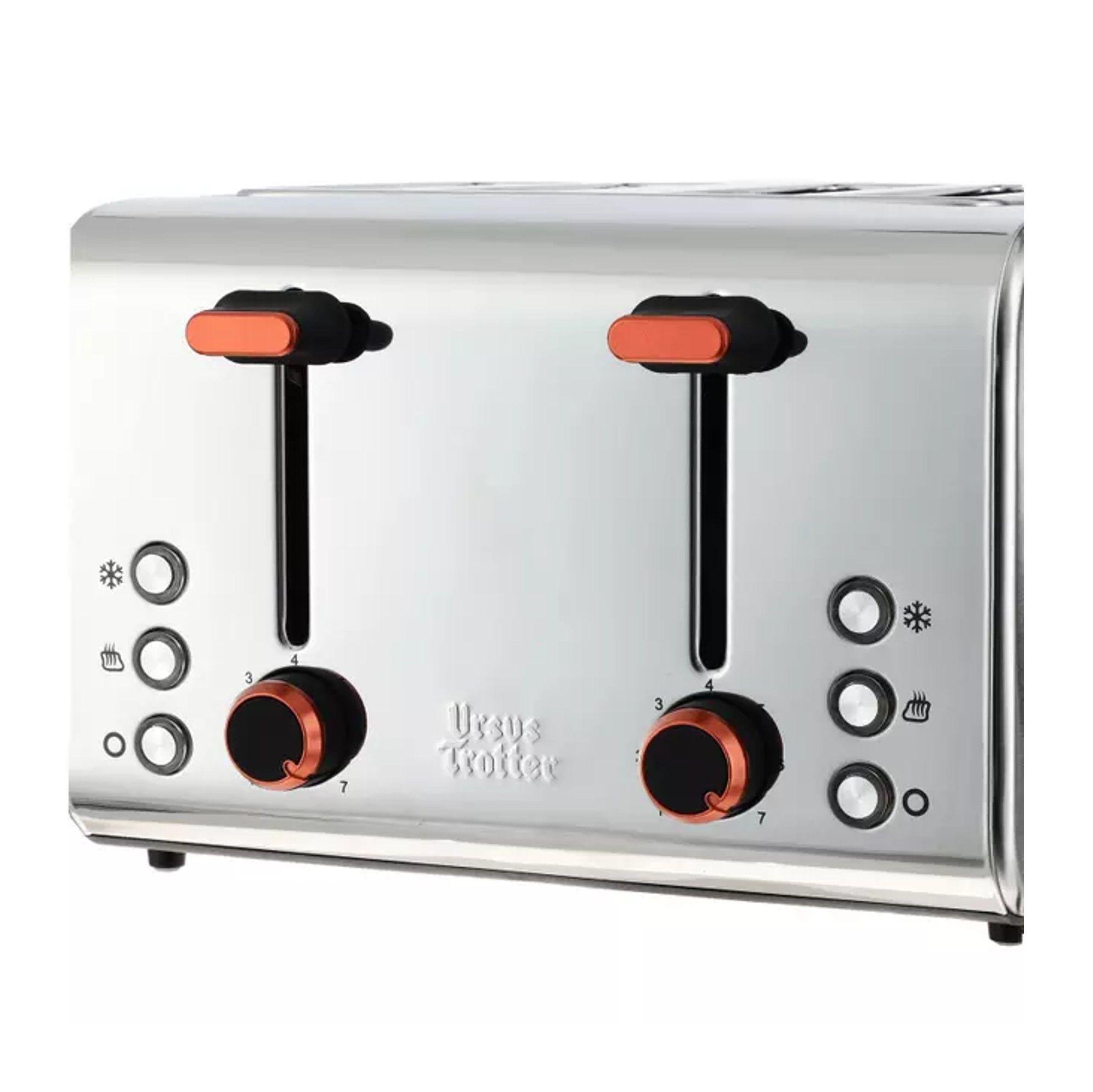 Tostador De Pan El ctrico 1600w 7 Niveles 4 Rebanadas-2