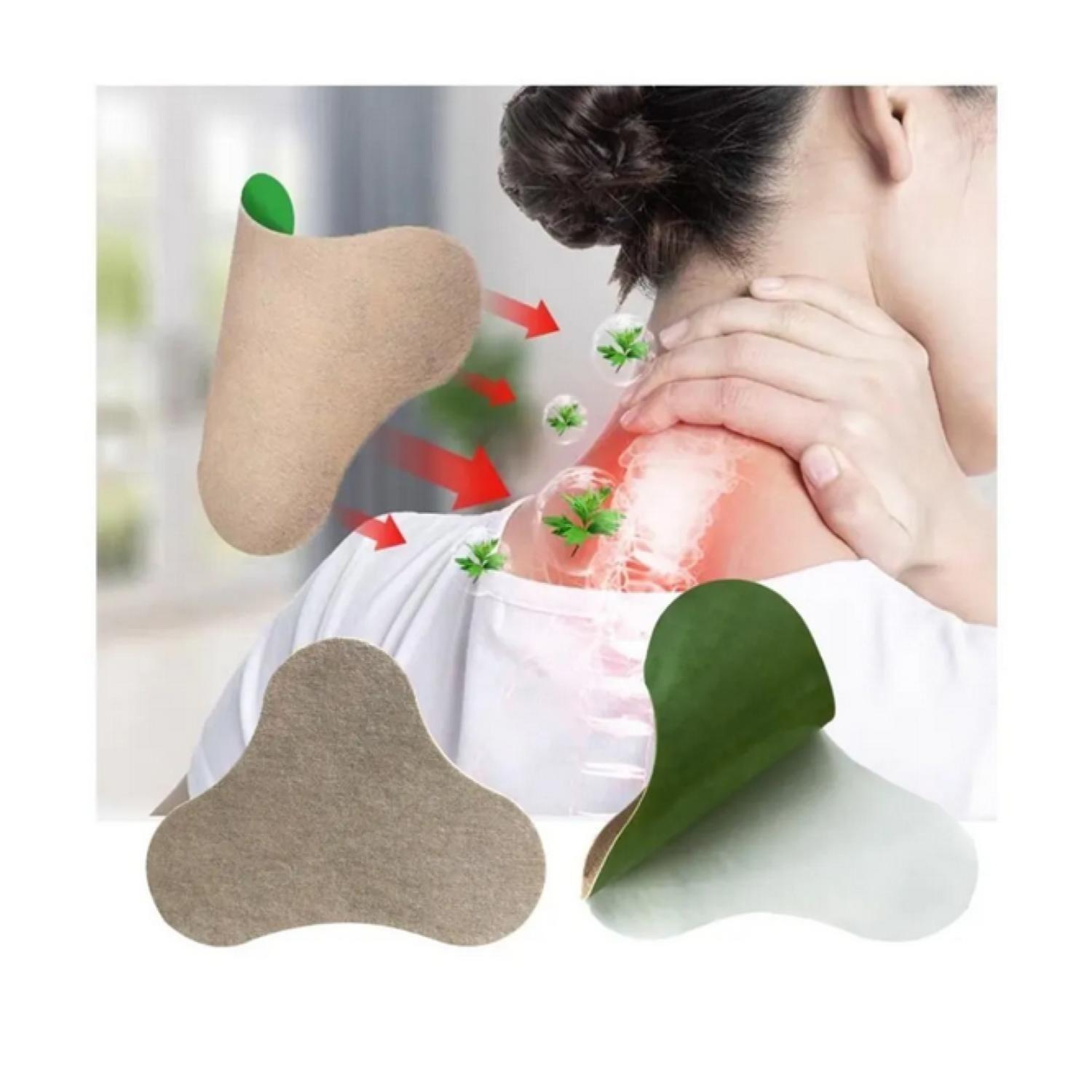 10 Parches Calmar Eliminar Dolor Cuello Hombro Y Cervical-1
