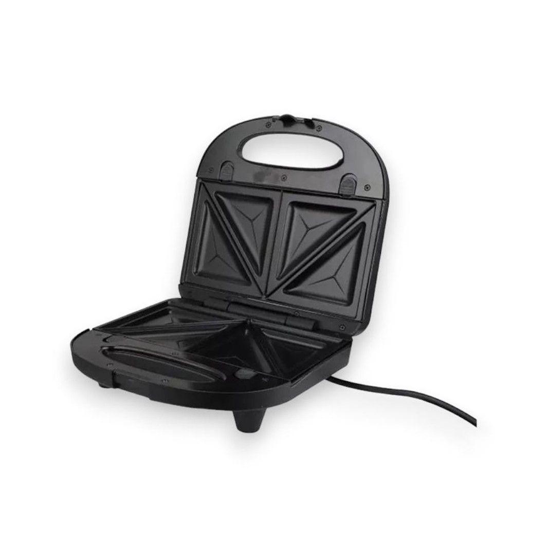 Sandwichera Tostadora de Pan Acero Inoxidable Doble Aiwa 700W-2