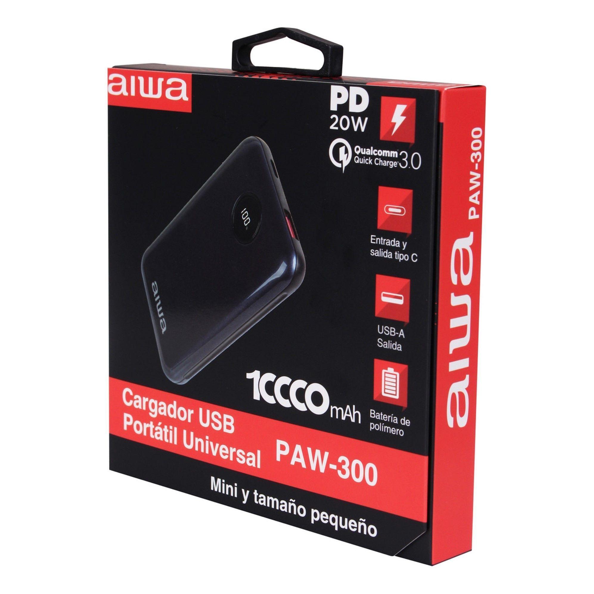 Power Bank Batería Portátil Aiwa 10000Mah-1