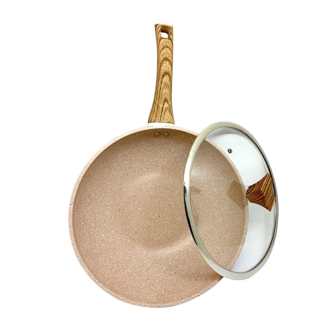 WOK CON TAPA DE VIDRIO OAK STONE 30CM-2