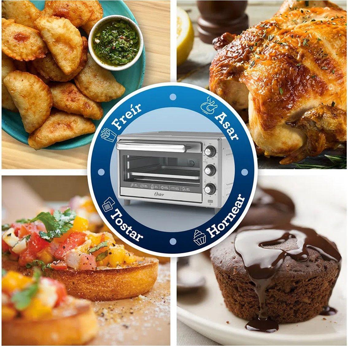 Horno Electrico con Freidora de Aire 25L Oster-5