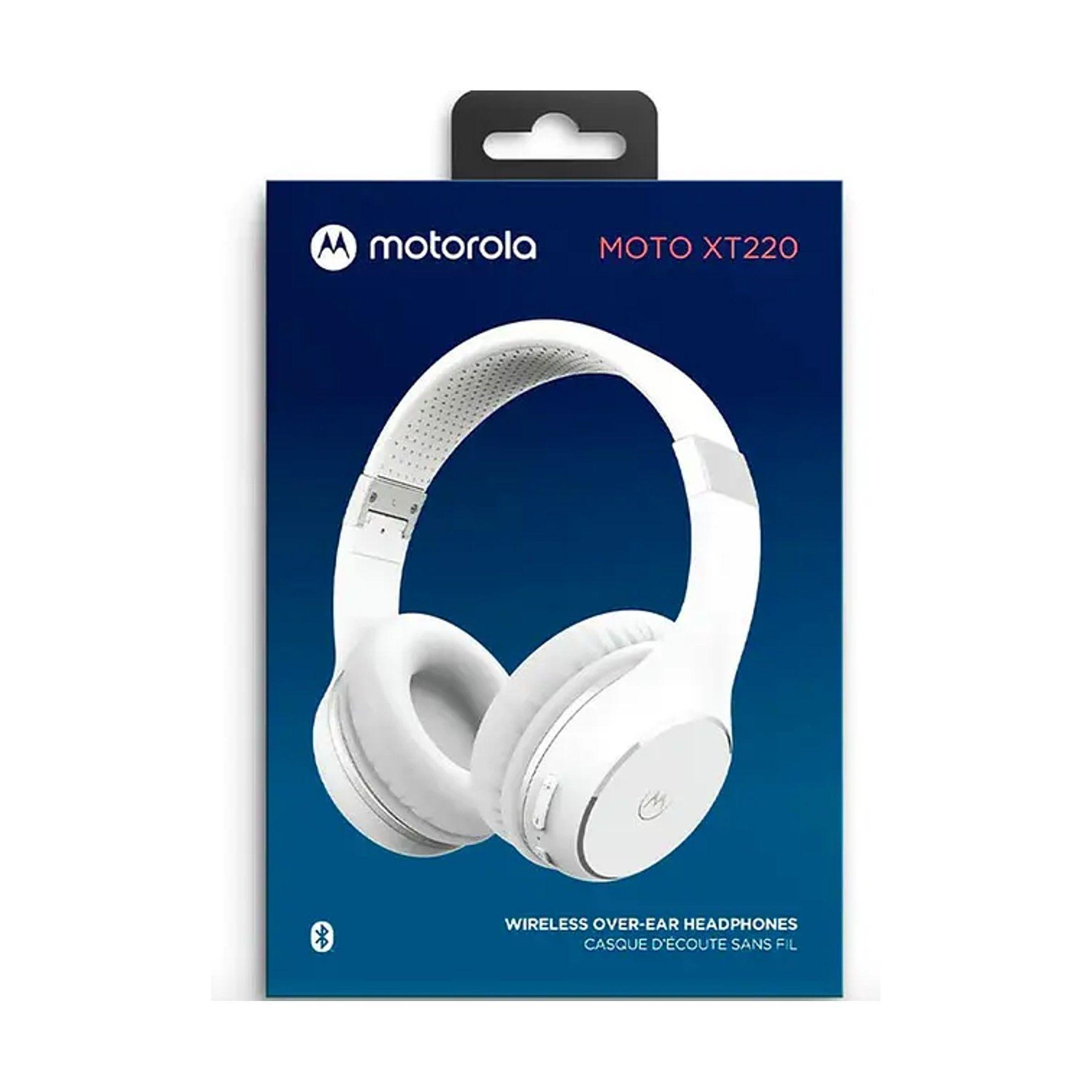 Aud fonos Over ear Bluetooth Blanco Motorola Escape 220-3