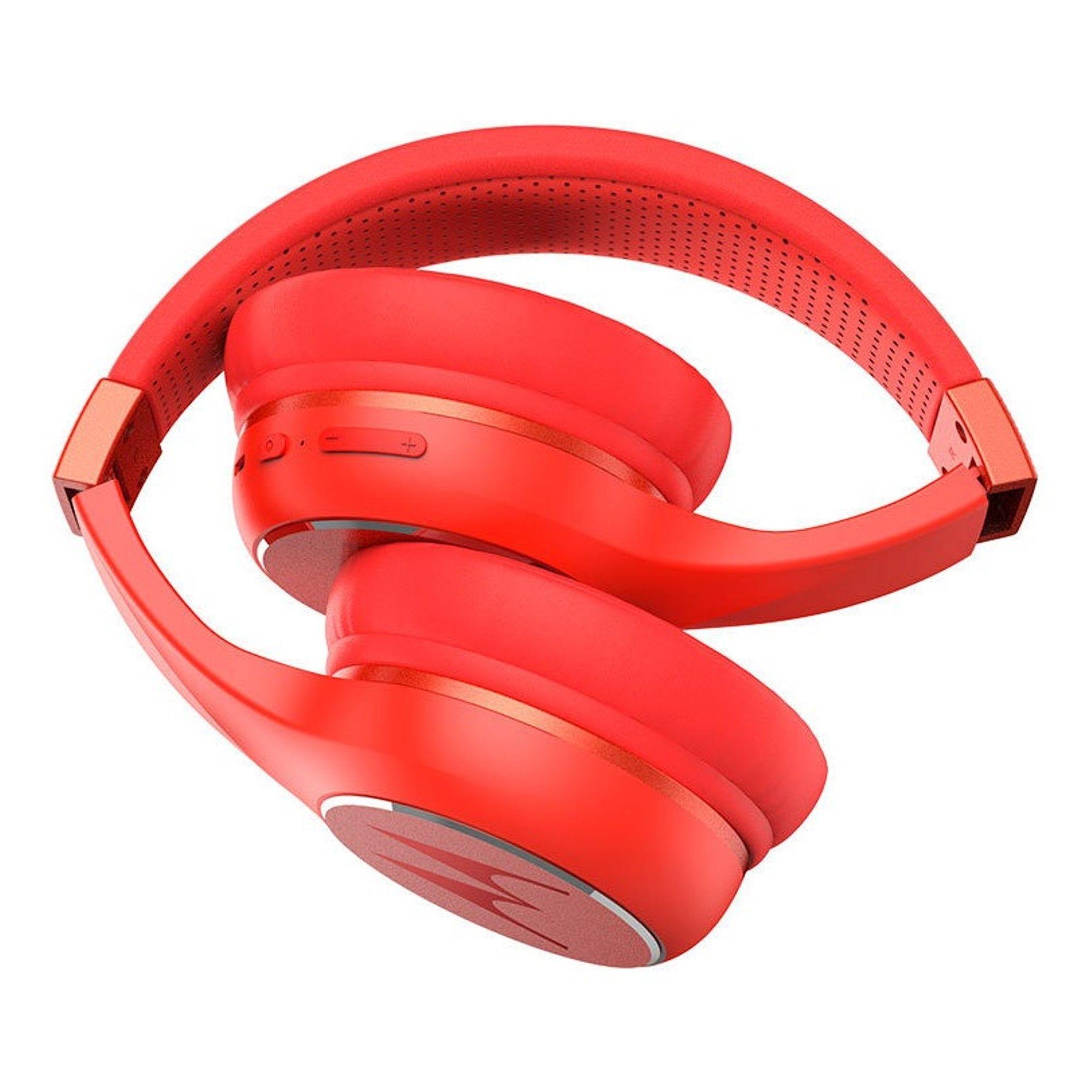 Aud fonos Over ear Bluetooth Motorola Escape 220 Rojo-2