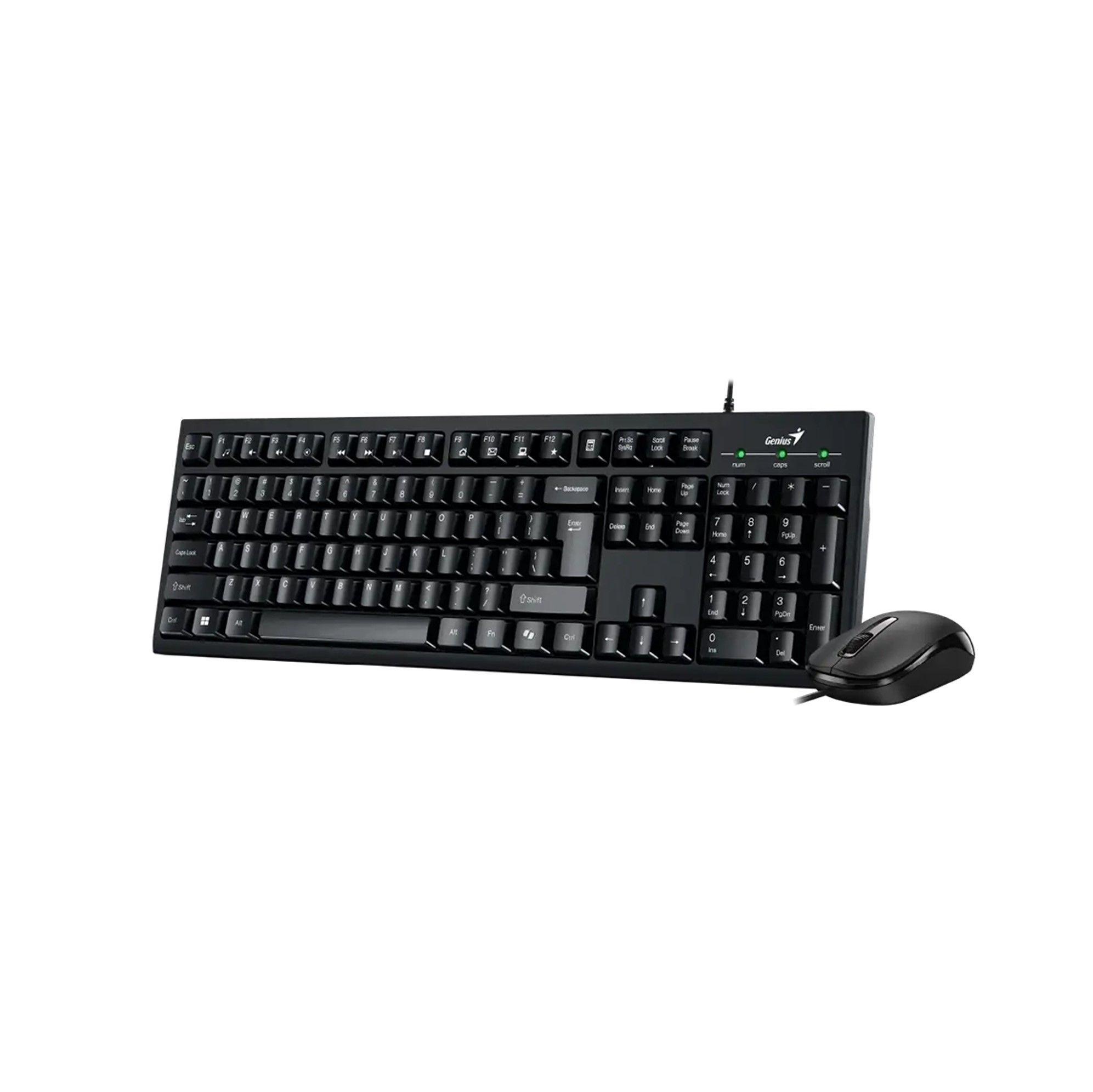 Set para Pc Teclado y Mouse Genius KM 100SE-0