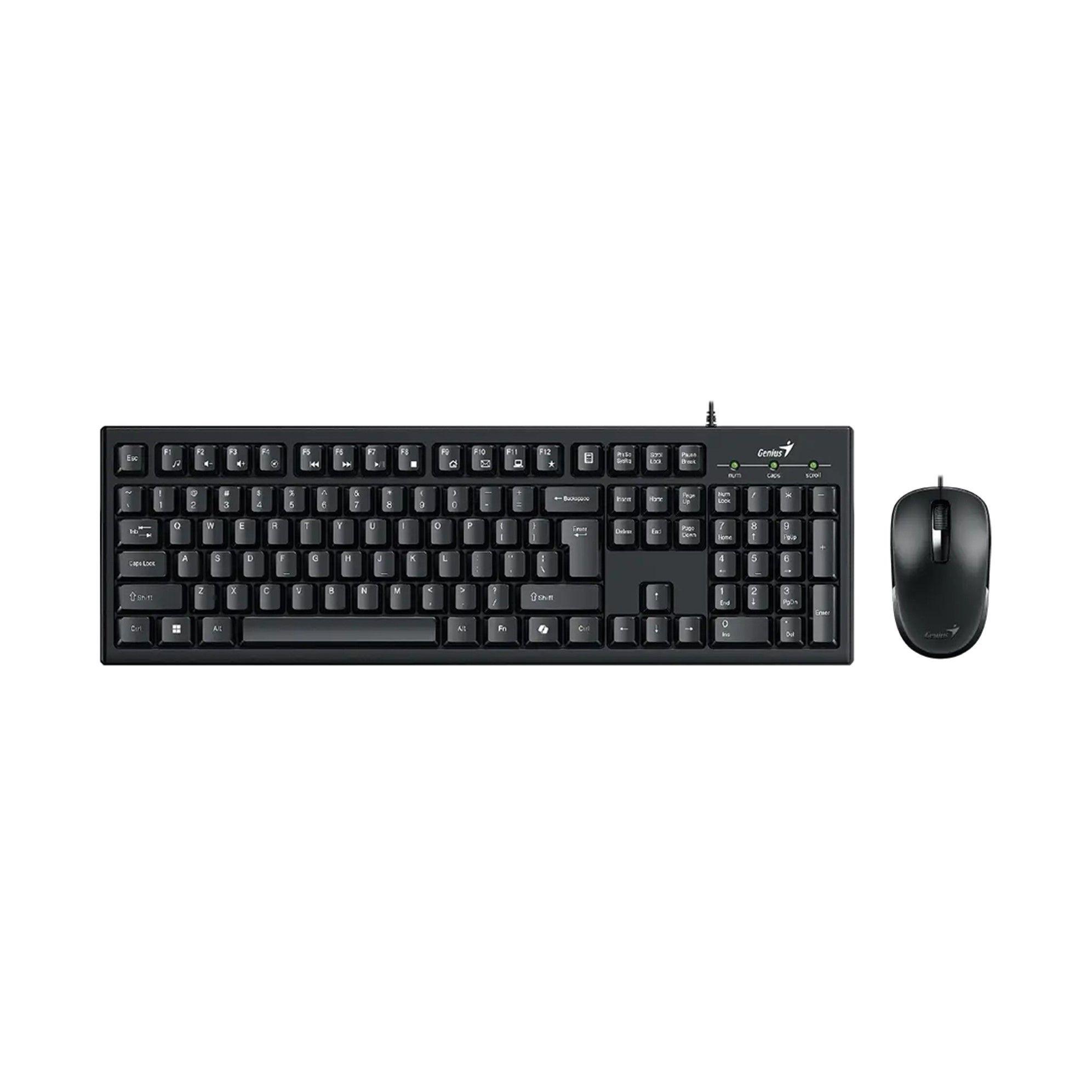Set para Pc Teclado y Mouse Genius KM 100SE-1
