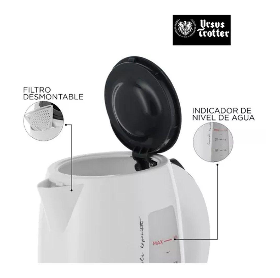 HERVIDOR DE AGUA 2 LITROS UT KLAR20PW 2200W-2