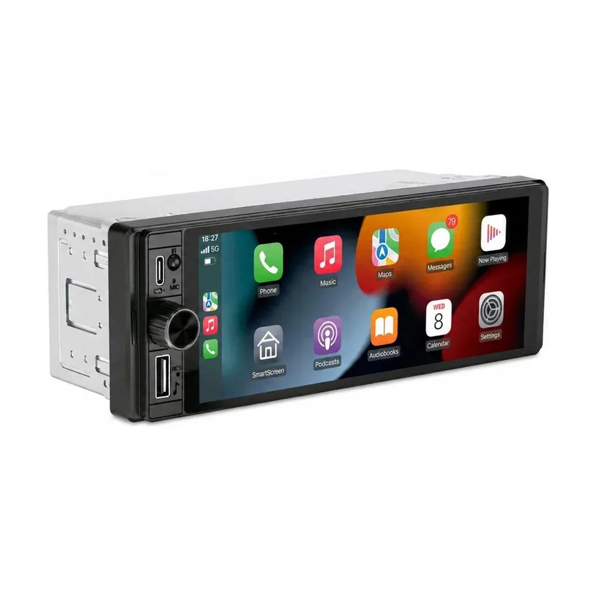 Radio Para Auto Aiwa Pantalla Tactil 1 Din Aw w470c-1