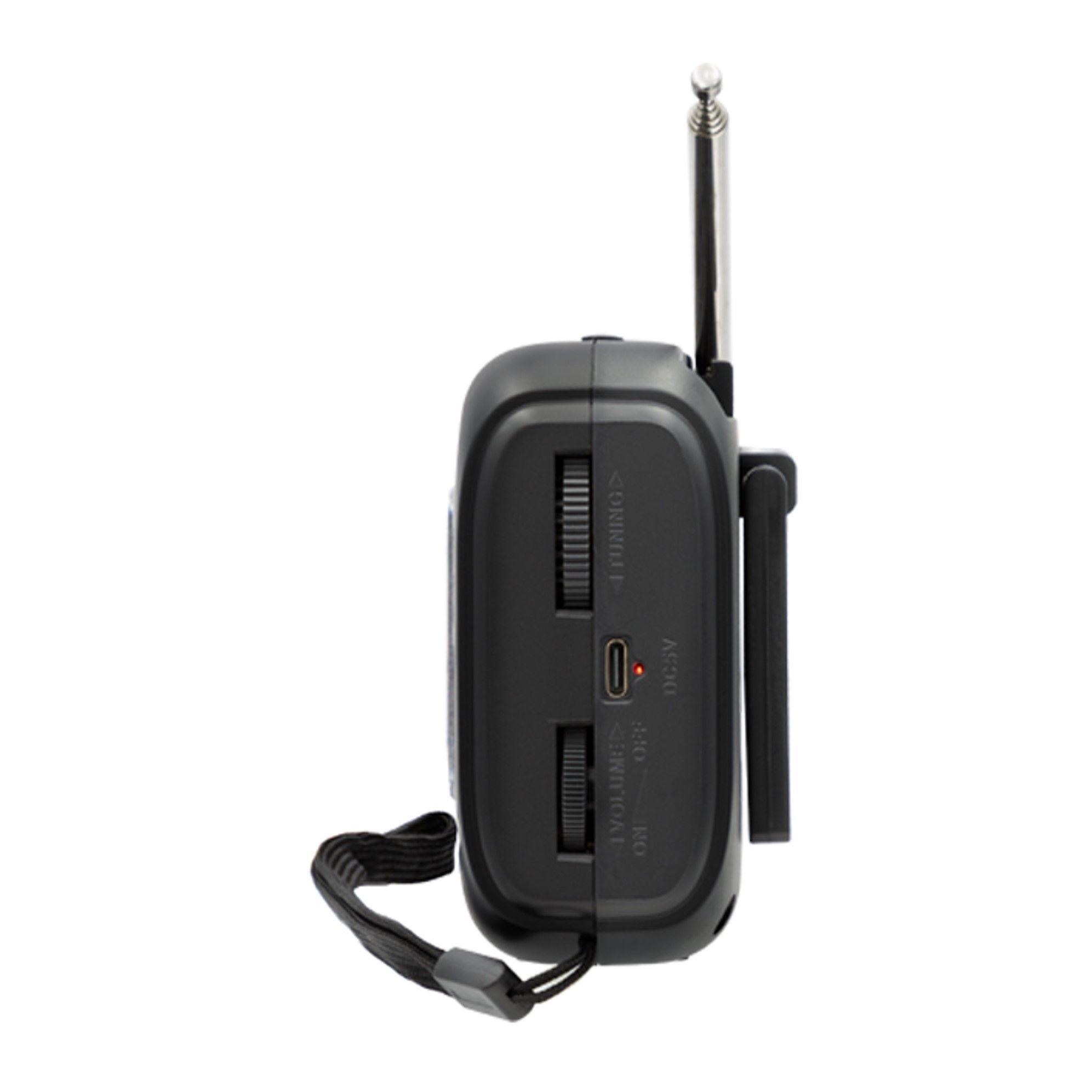 RADIO PHILCO MULTIBANDA BLUETOOTH LINTERNA SOLAR ICX66-3