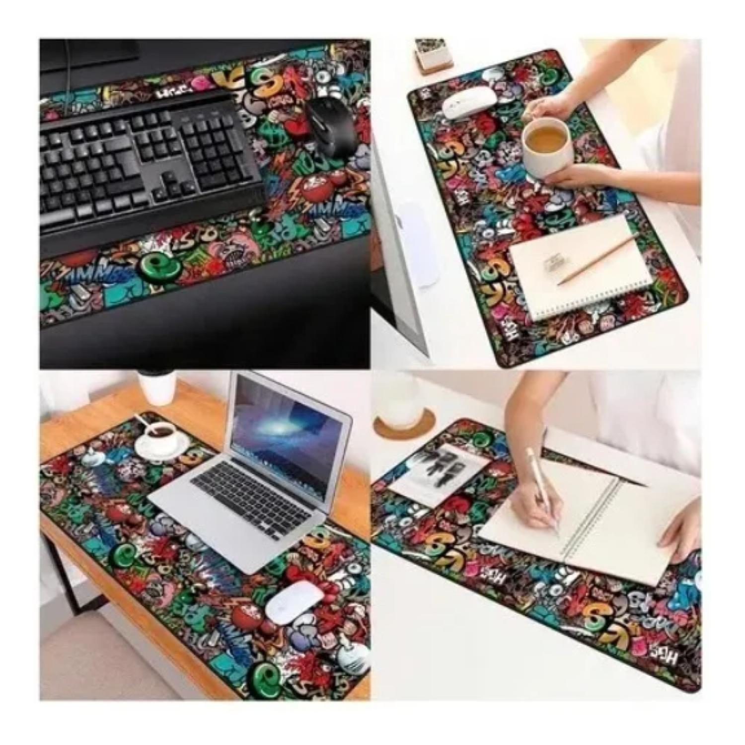 Mouse Pad Gamer Xxl Antideslizante Alfombrilla Raton 90x40cm Urban-2
