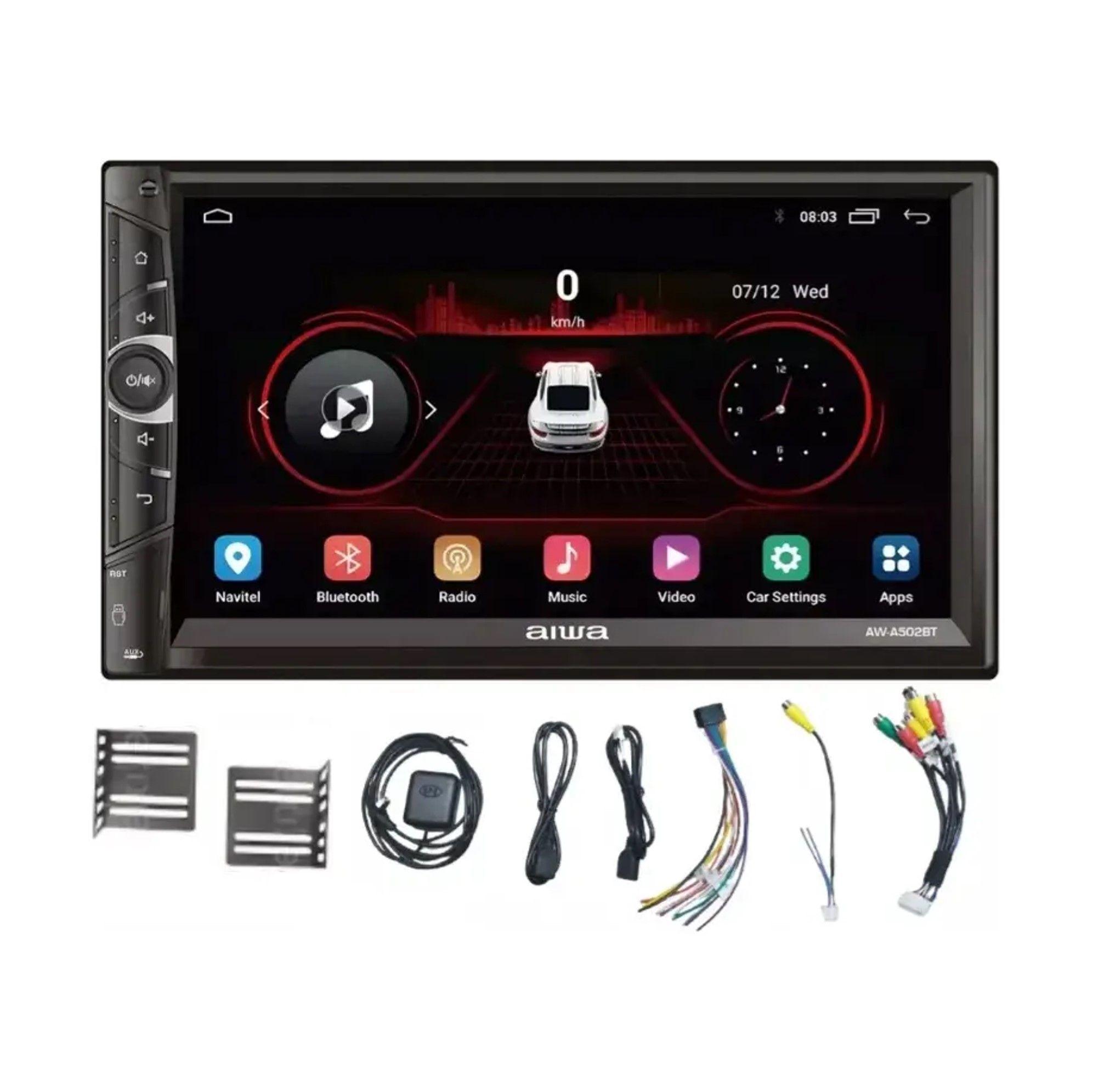 Radio Auto Pantalla Aiwa Android Touch HD 7 Pulgadas Bluetooth-0