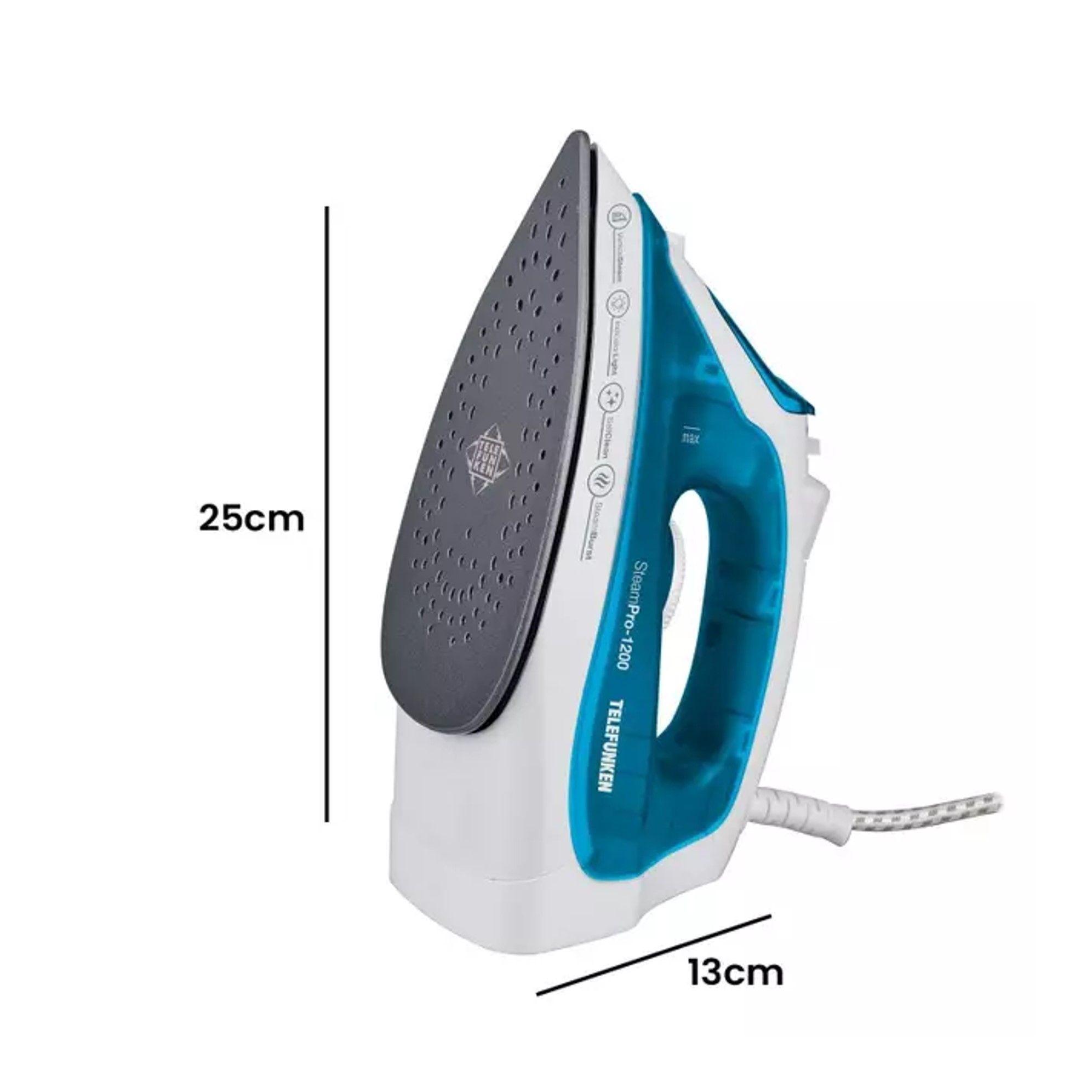 Plancha a Vapor Cl sica SteamPro 1200w Roja-3