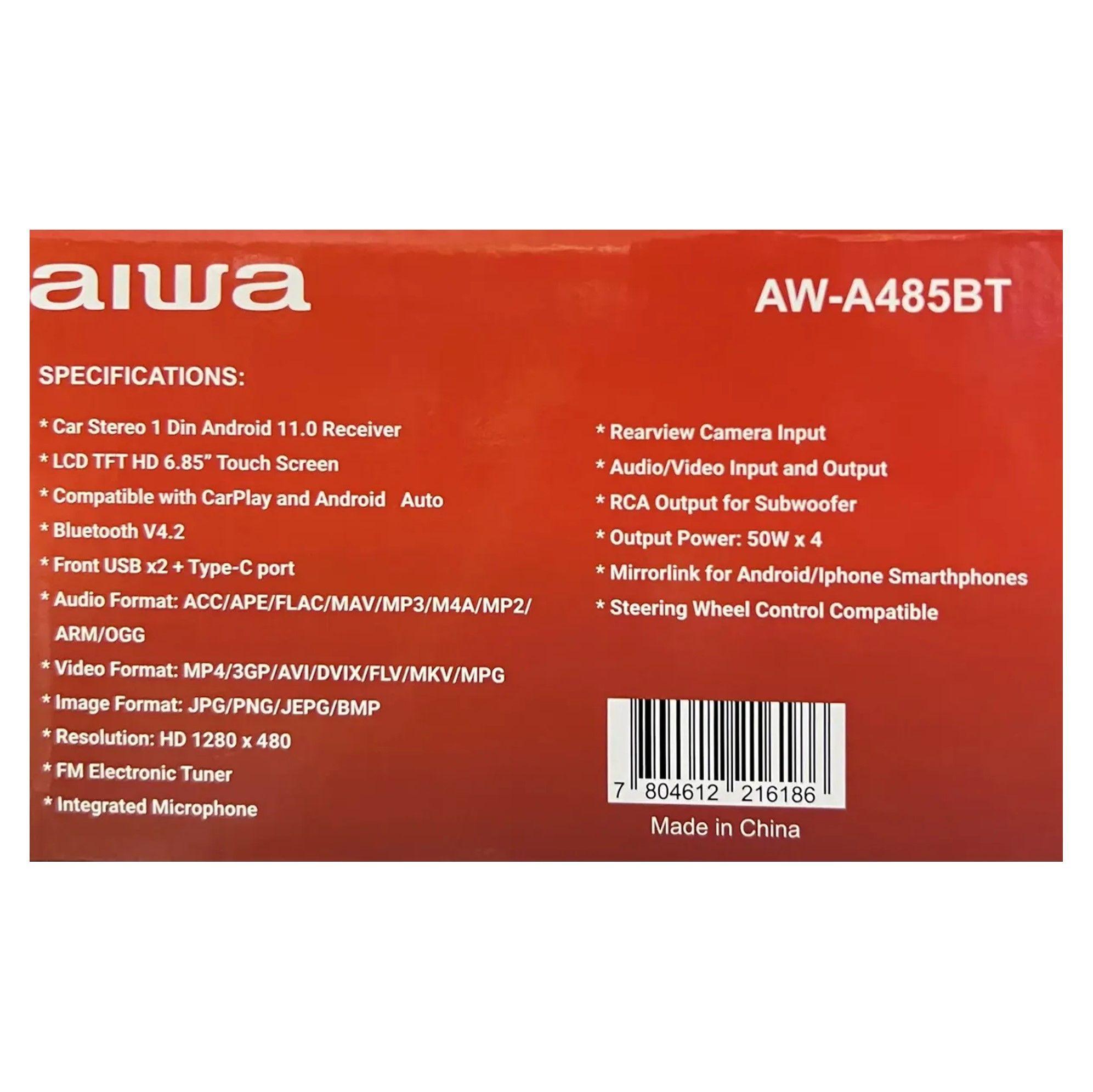 Radio Auto Android 1 Din Pantalla Tactil Aiwa-2