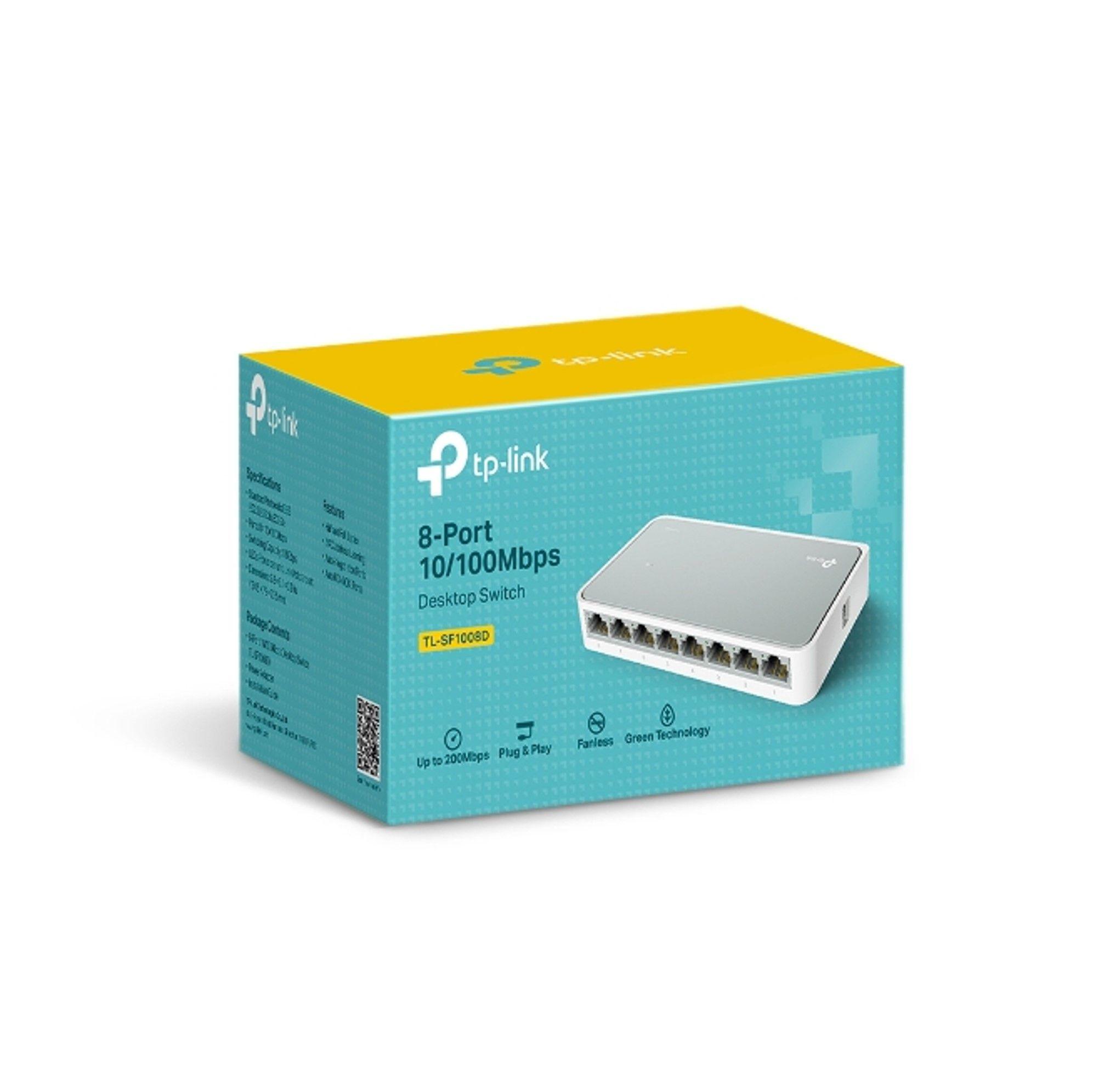 Switch de sobremesa con 8 puertos a 10 100 Mbps-2