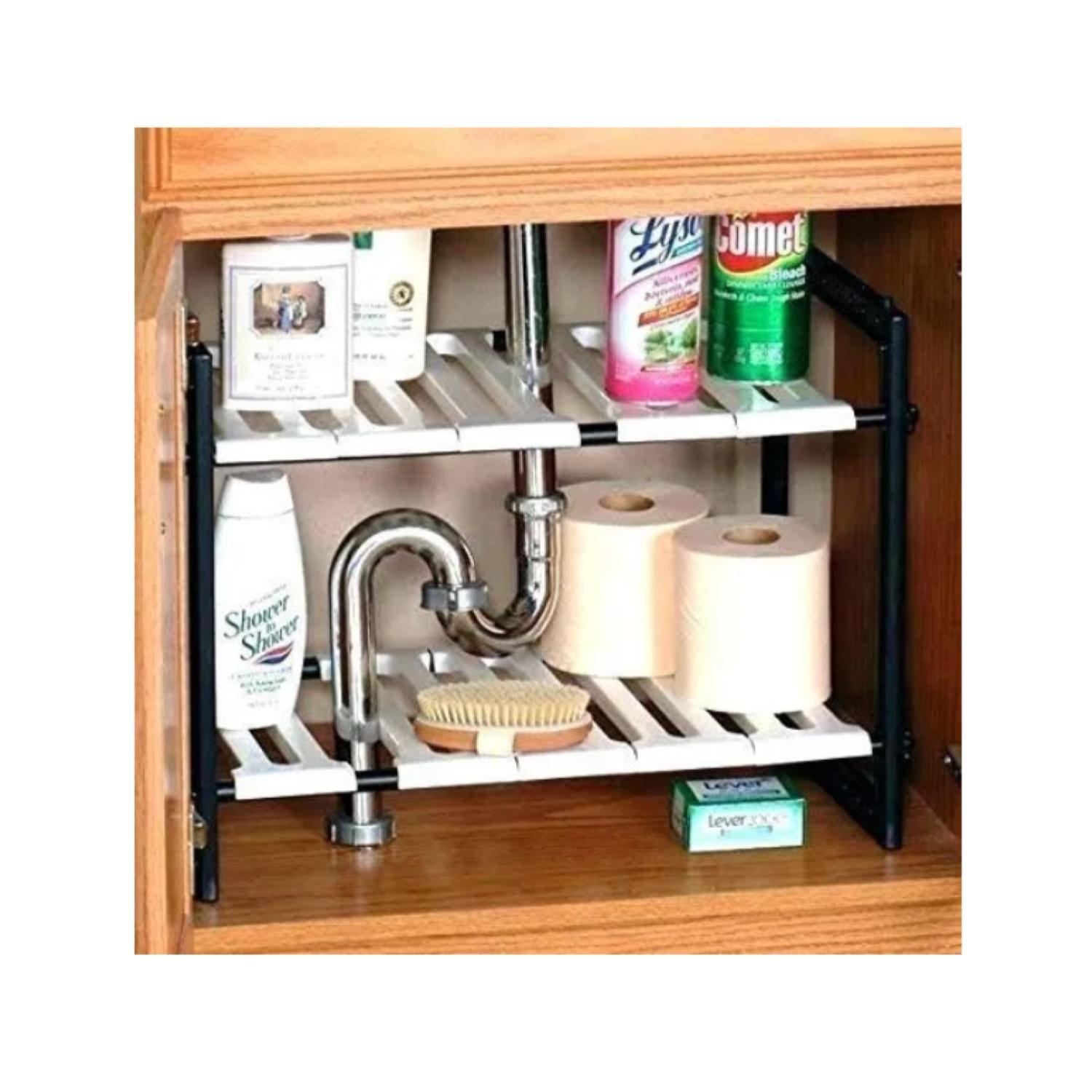 Organizador Estantes De Cocina Multiuso De Ollas Baño Repisa-3