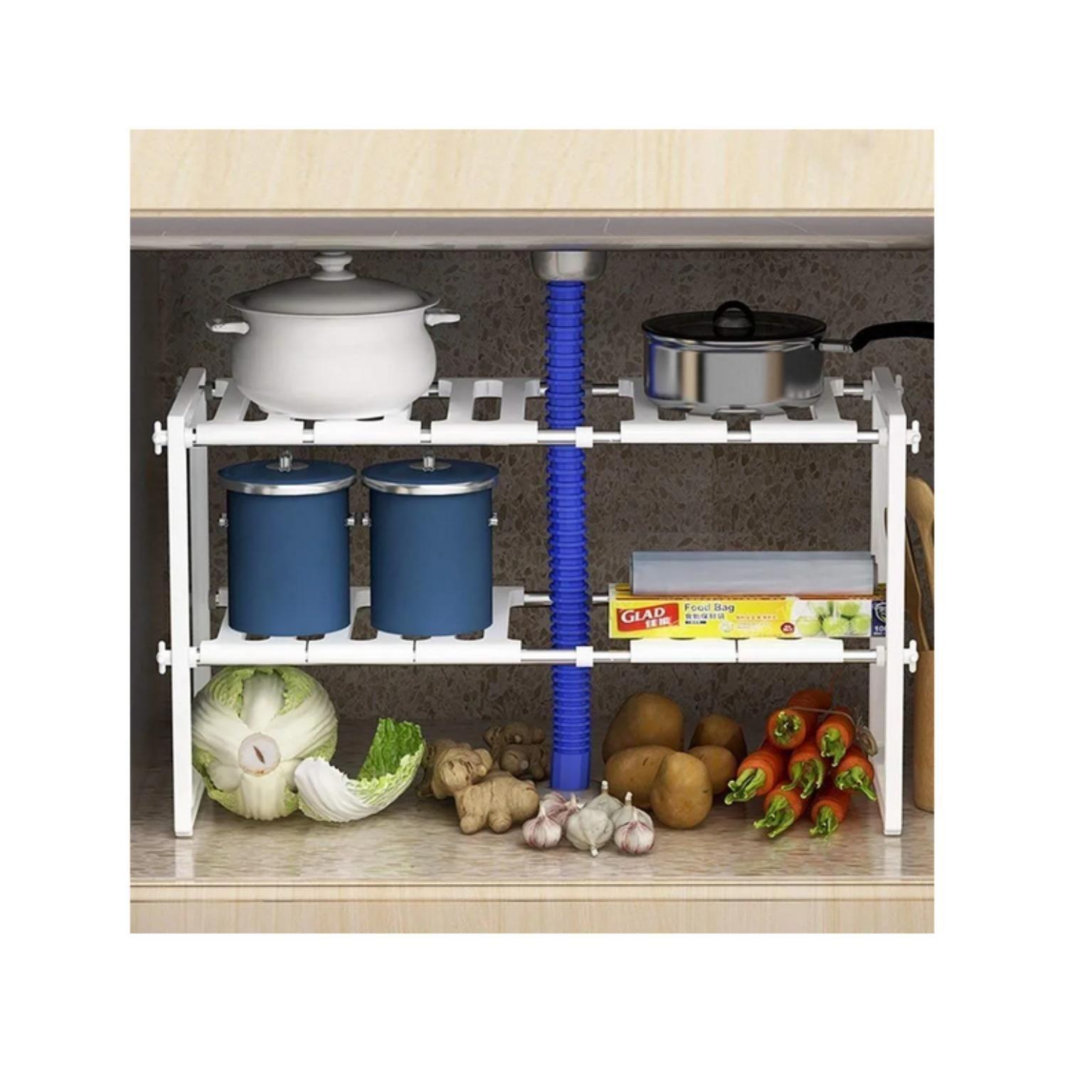 Organizador Estantes De Cocina Multiuso De Ollas Baño Repisa-2
