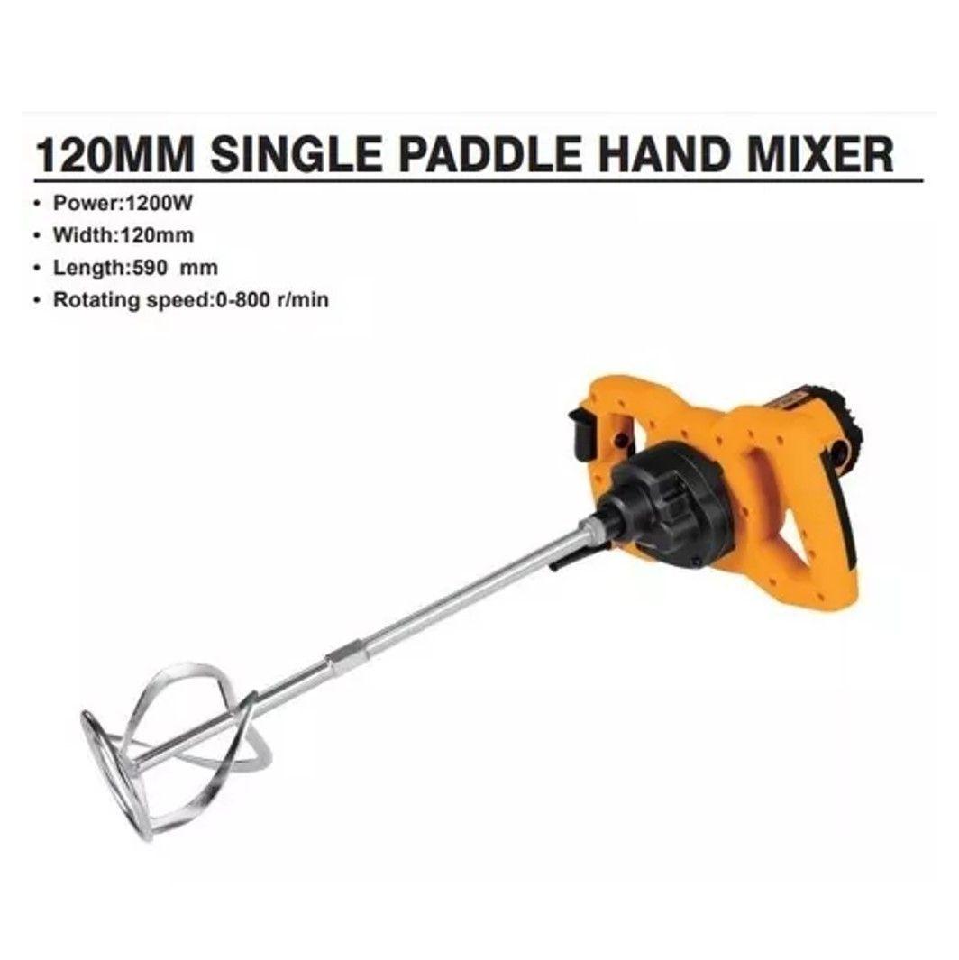 Mezclador El ctrico De Cemento Y Pintura 1200w 59cm-5