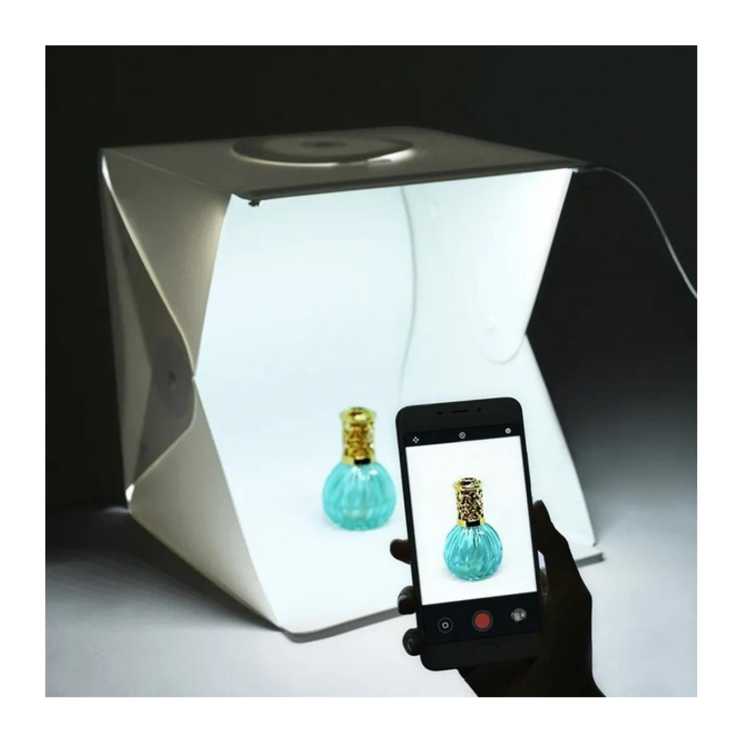 Mini Estudio Fotografico Portatil Luz Led Fotos Fotografia-2
