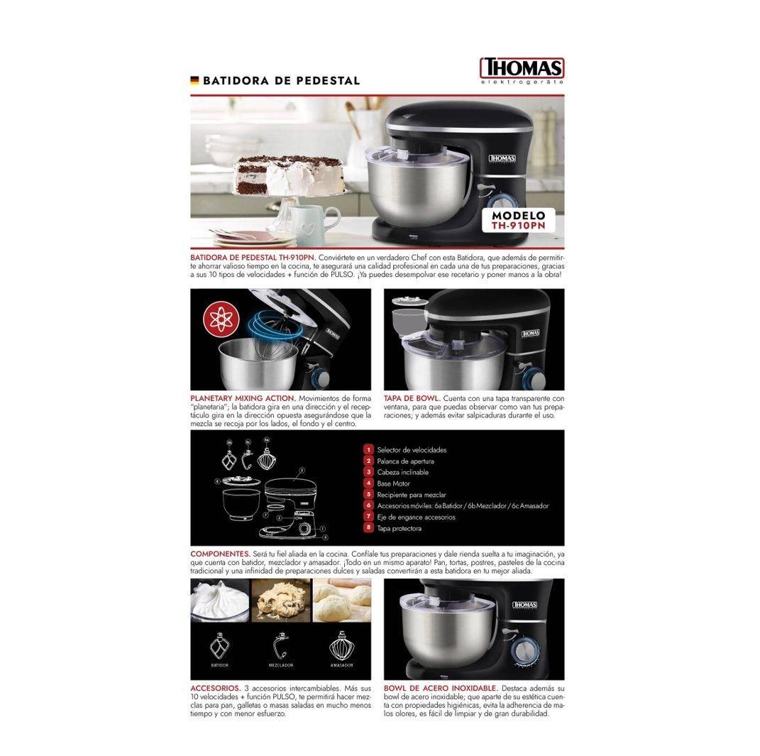 BATIDORA DE PEDESTAL THOMAS TH-910PN-3