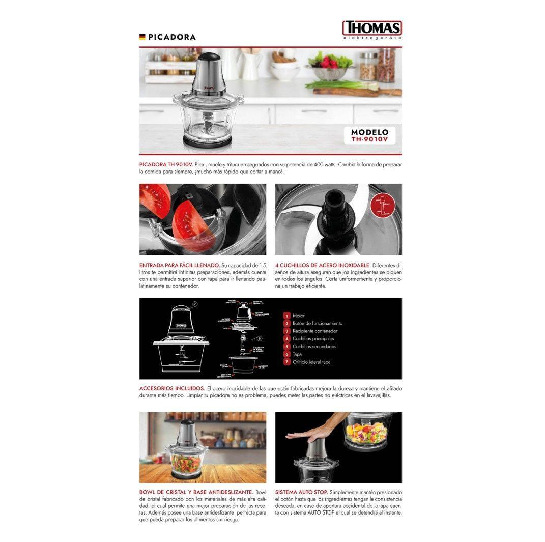 PICADORA DE ALIMENTOS THOMAS TH-9010V-2