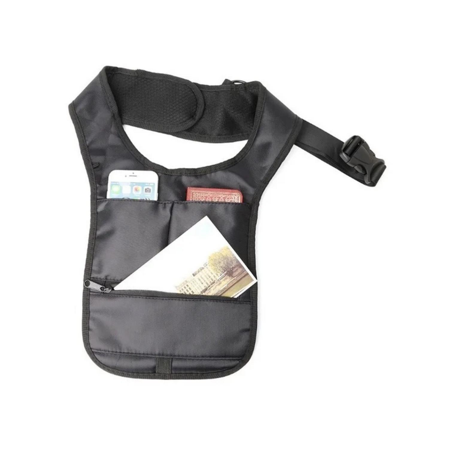Mochila Lateral Anti Robo Ligera Negro-2