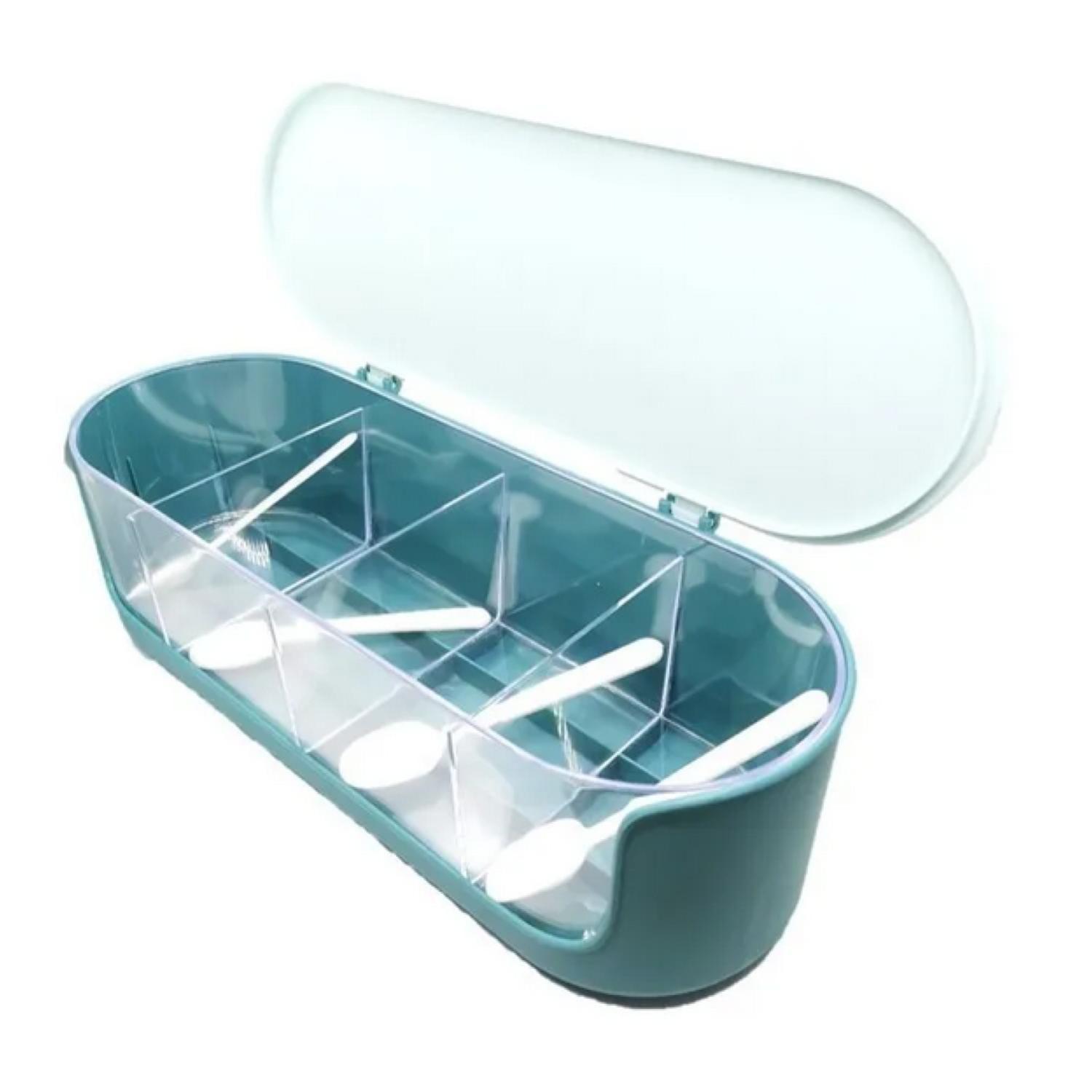 Taper Para Especies Azucarero Salero Separador Fuente Cocina Azul Claro-2