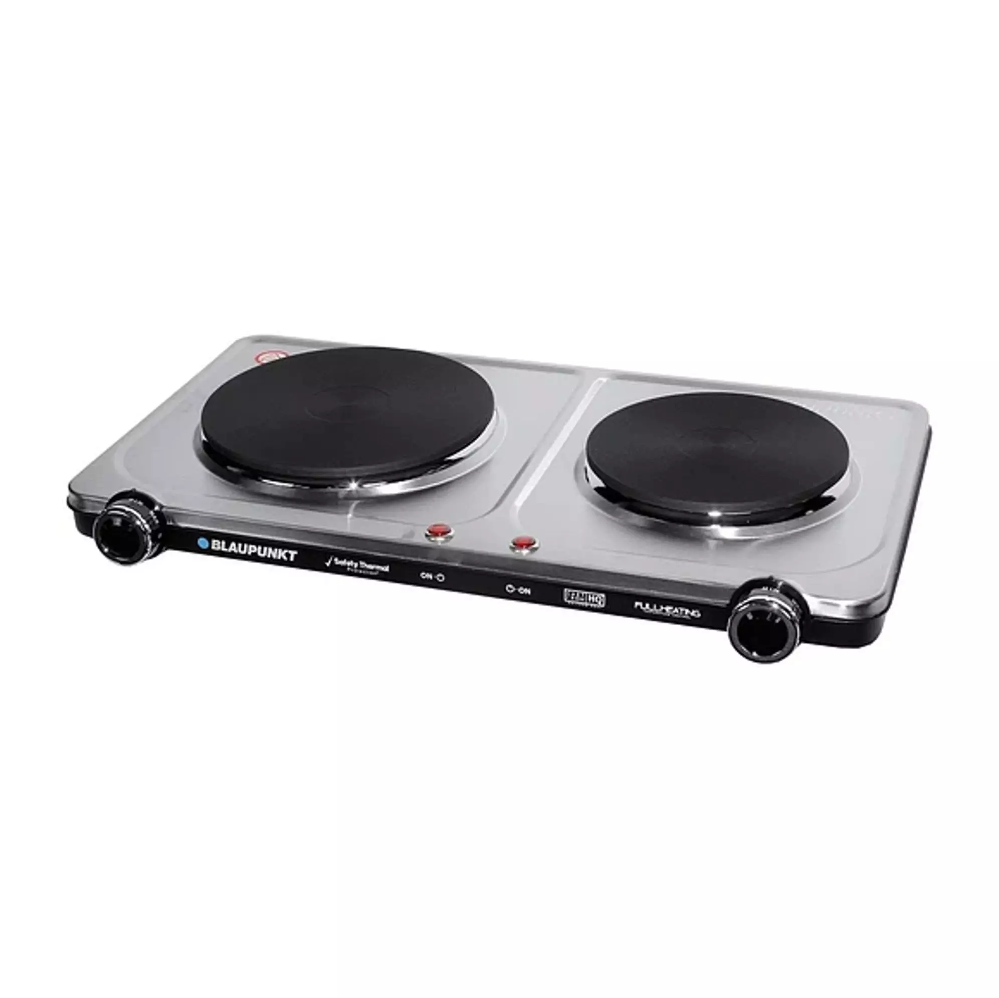 Cocinilla Eléctrica Doble Acero Inoxidable Blaupunkt Doble 2400W-1