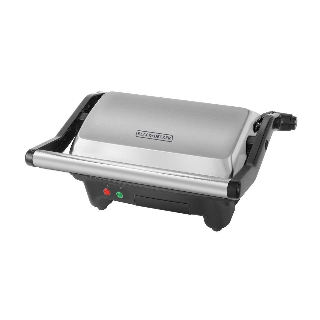 Tostador Antiadherentes Panini Black Decker 900W-0