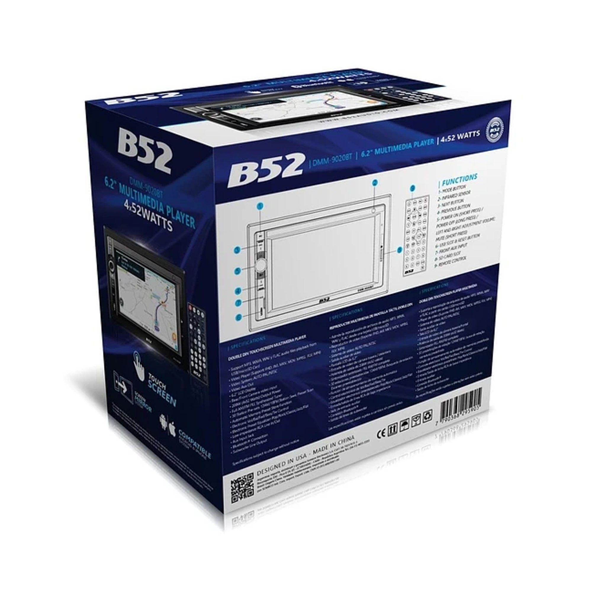 RADIO AUTO CON PANTALLA 2 DIN BLUETOOTH DMM 9020BT-3