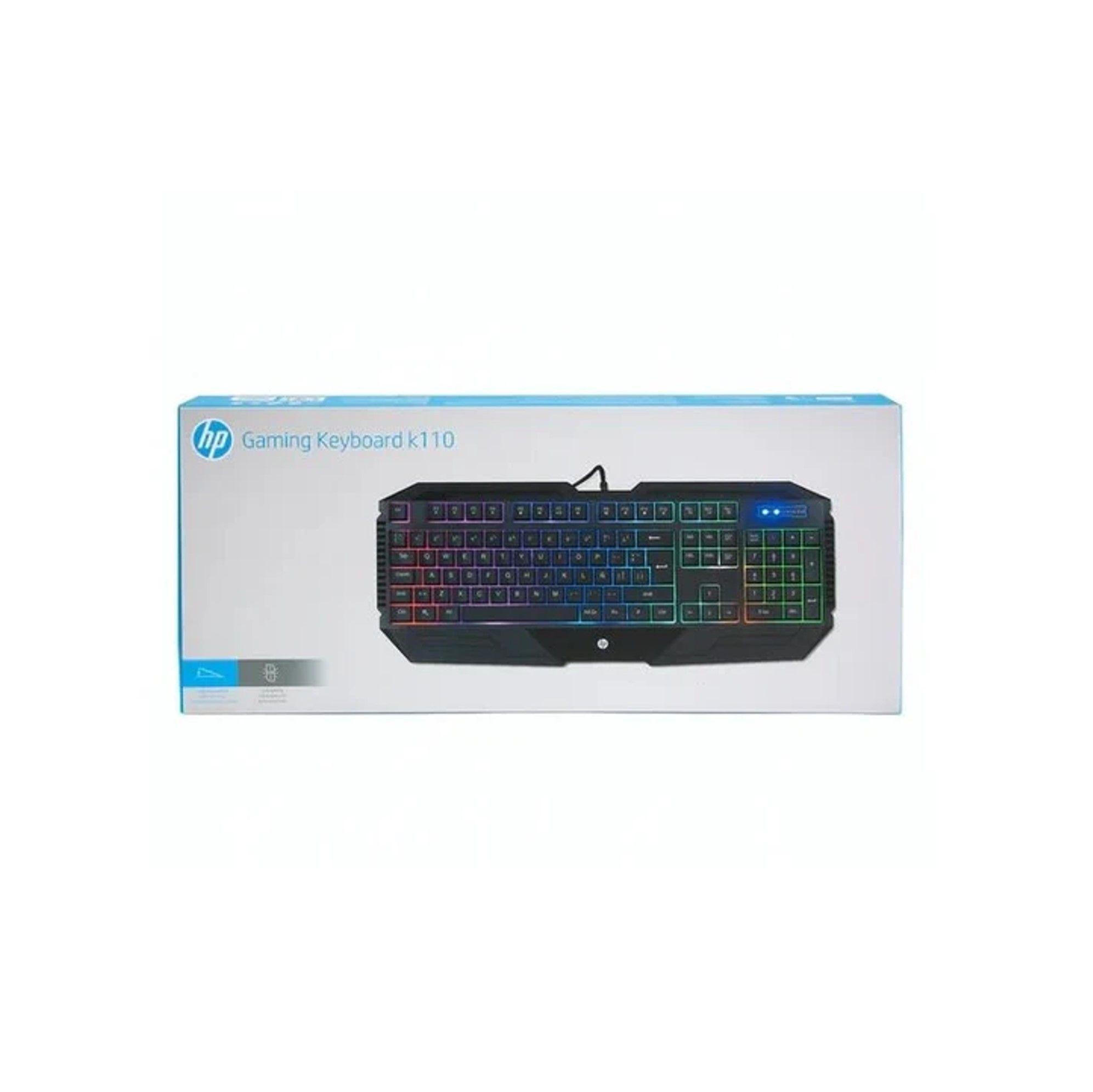 Teclado Gamer Al mbrico HP Luces RGB-3