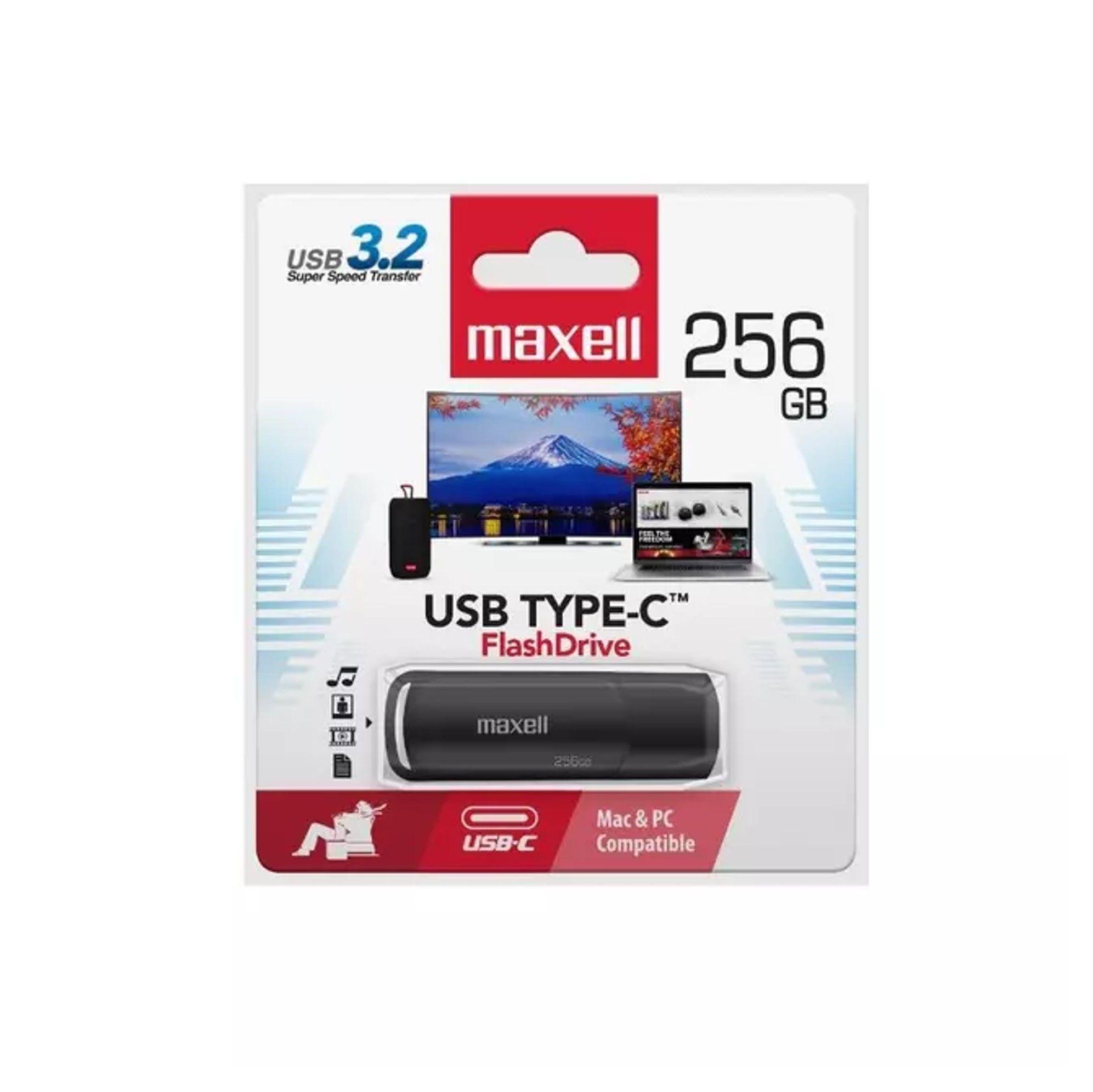 Pendrive Maxell USB 3 2 Tipo C 256gb-0