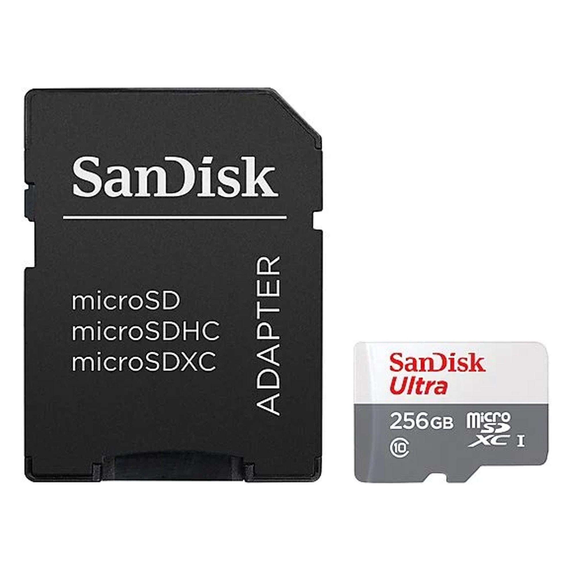 Tarjeta de Memoria Micro SD Sandisk 256GB UHS I Clase 10 con Adaptador-2