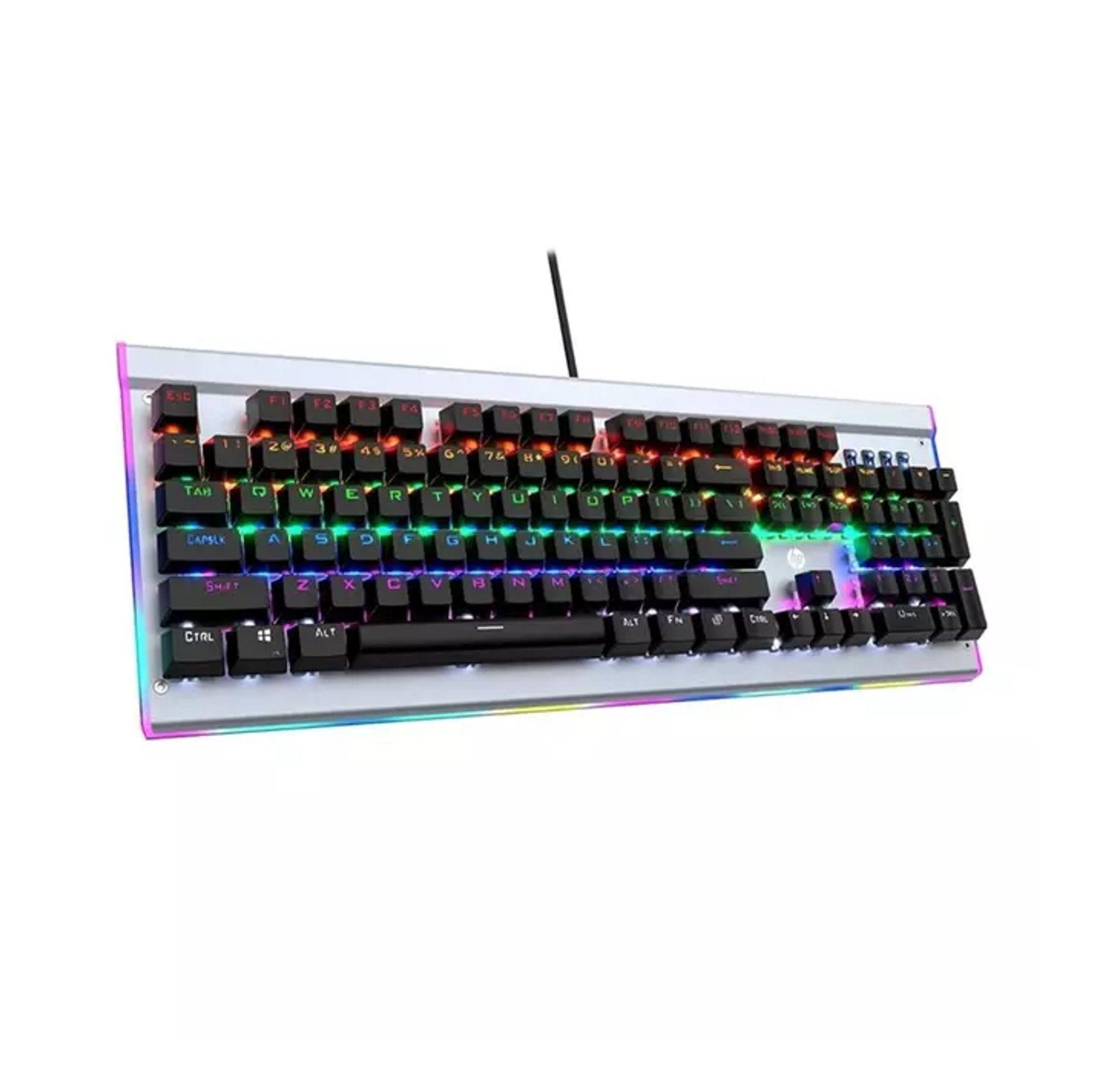Teclado Al mbrico Gamer Mecanico HP GK520 RGB-1