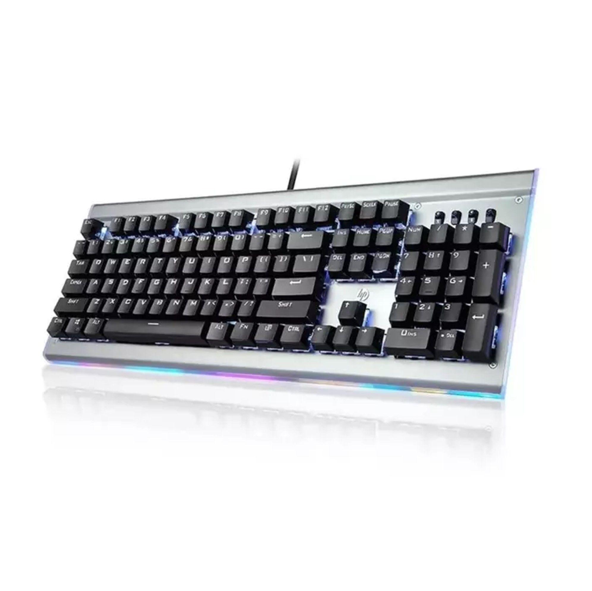 Teclado Al mbrico Gamer Mecanico HP GK520 RGB-2