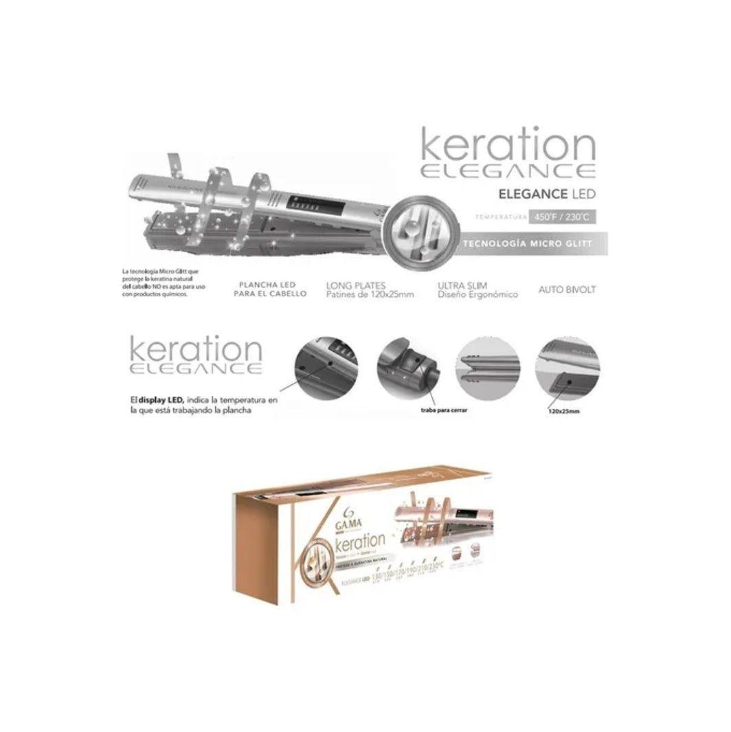 PLANCHA ALISADOR DE PELO GAMA KERATION LED DIGITAL-3