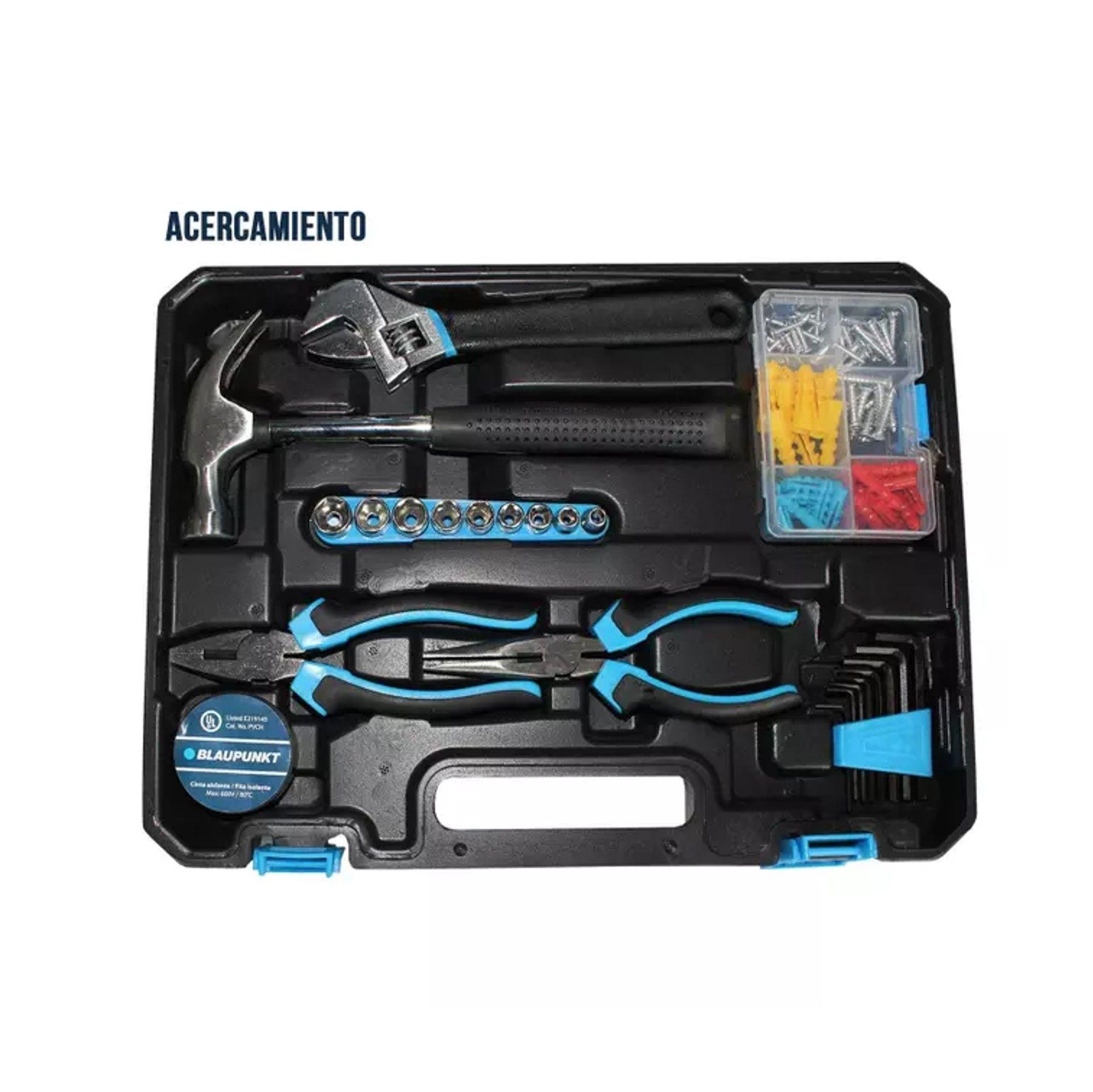 Caja de Herramientas 133 Piezas Blaupunkt Prokit 400-4