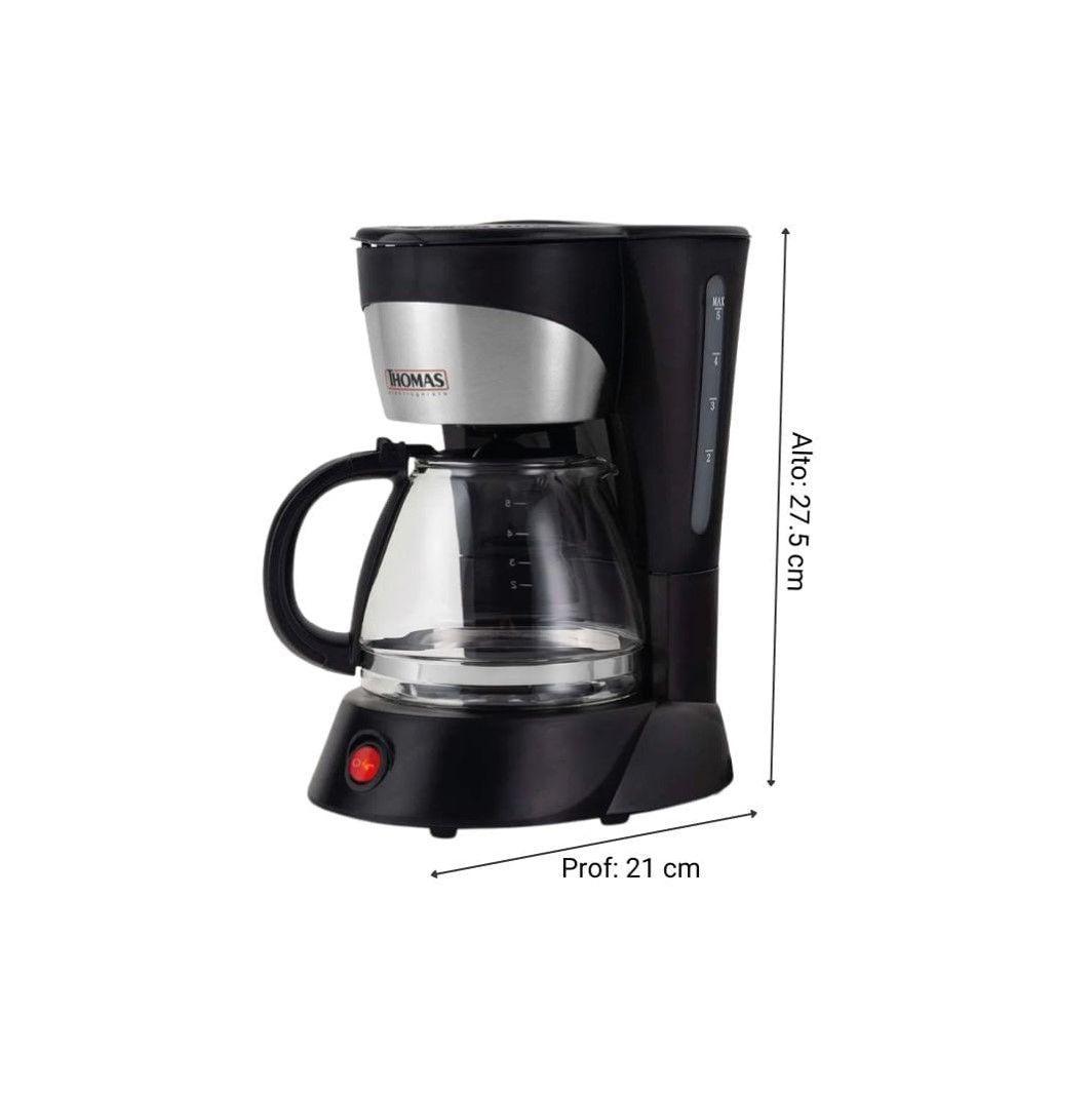 Cafetera De Filtro 5 Tazas 800W Jarra de Vidrio-3