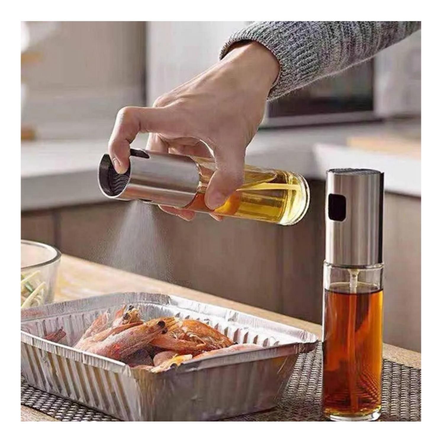 Dispensador Para Aceite Rociador Vinagre Spray Liquido Rose Gold-2