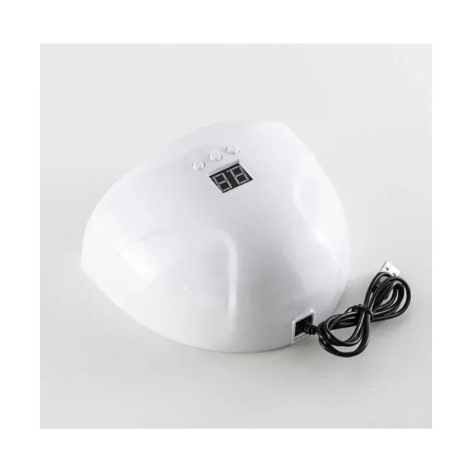 Lampara Led Uv 36w Uñas Manicure Esmalte Permanente Mujer Blanco-3